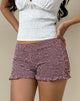 Image von Ritala Short in Mini Gingham Wein