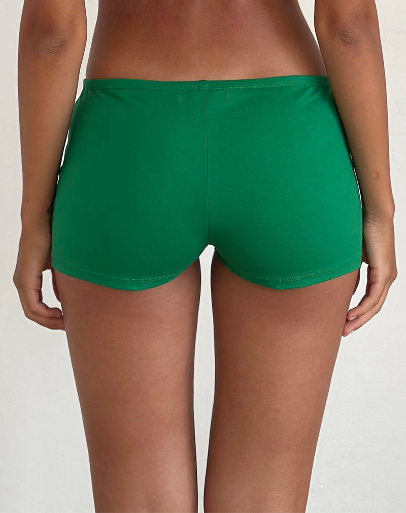 Image of Ritulia Lycra Hotpant in Buschgrün