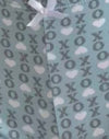 Puderblau mit XO Herz