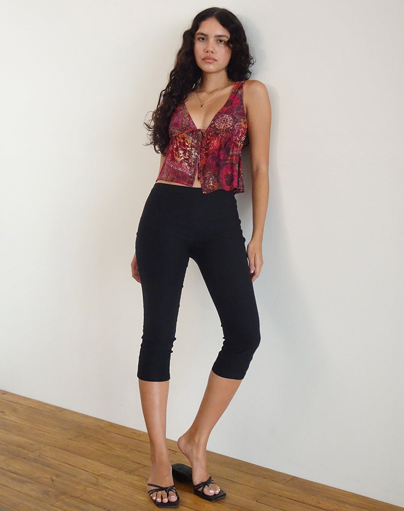 Bild von Rolia Cami Top in abstraktem Paisley