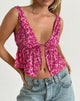 Bild von Rolia Cami Top in Ditsy Floral Pink