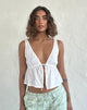 Bild von Rolia Tie Front Top in Off White