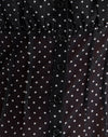 Chiffon Mini Polka Schwarz