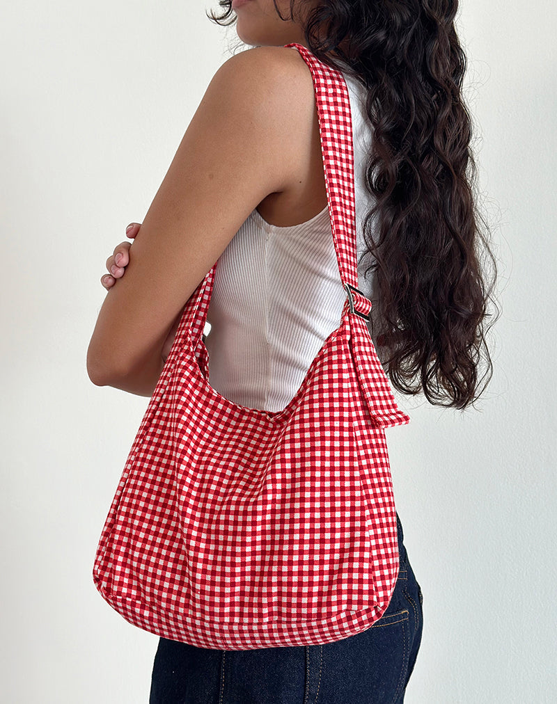 Image of Roscoe Tasche in Red Gingham