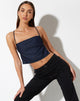 Bild von Rosta Crop Top in Denim Blue Chambray