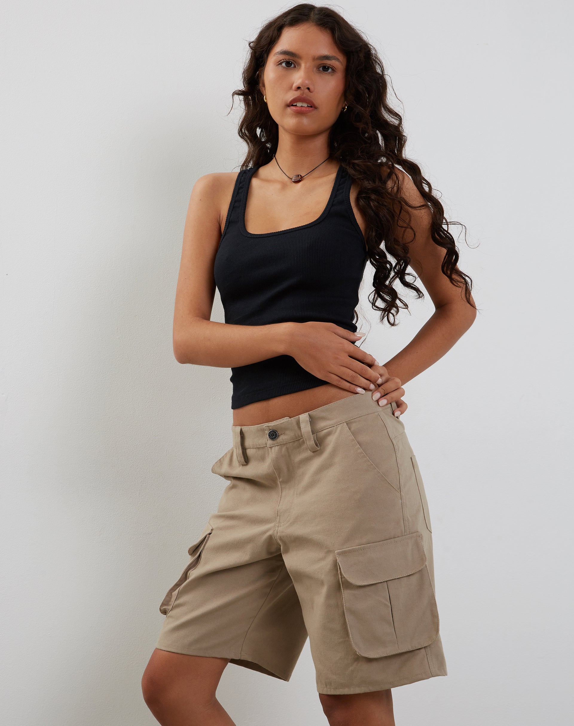 Bild von Saito Longline Cargo Short in Stone