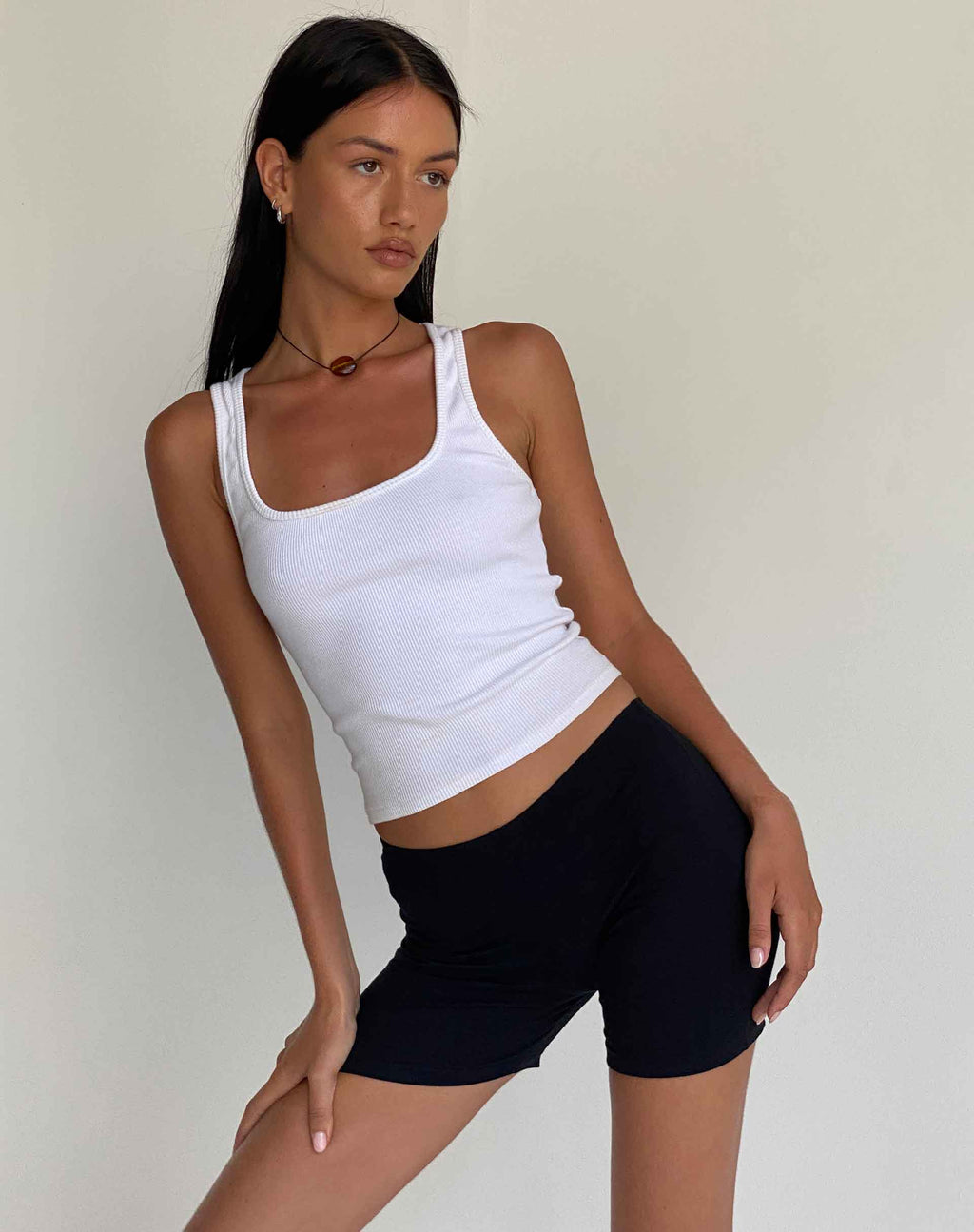 Biker Short in Schwarz