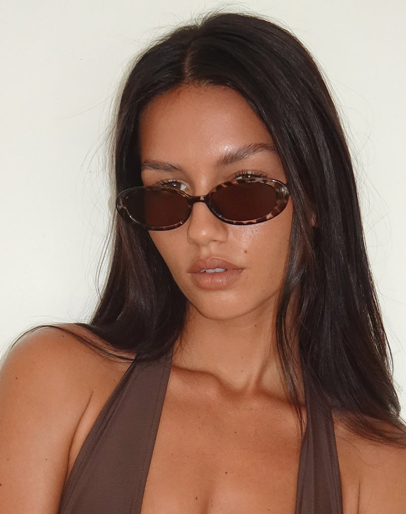 Silveta Sonnenbrille aus opakem Schildpatt