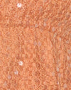 Paillettenstrick Orange