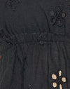  Blume Broderie Schwarz