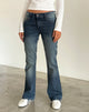 Bild von Rigid Low Rise Flare Jeans in Dark Vintage