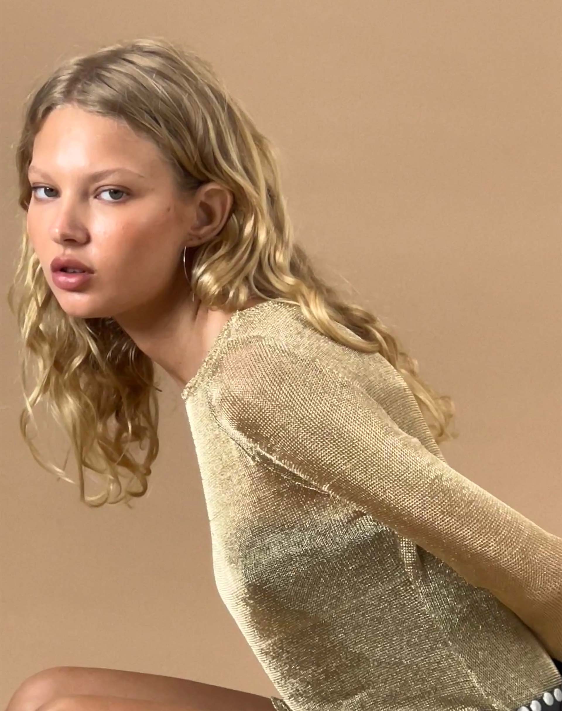 Bild von Sachin Mini Dress in Gold Chain