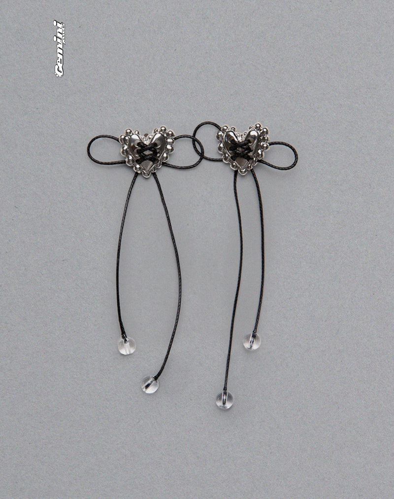 Sadie Bow Ohrringe in Silber