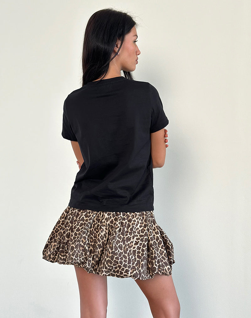 Bild von Saki Tee in Schwarz mit Lets Dance Druck