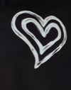  Schwarz mit Liebe Tie Dye