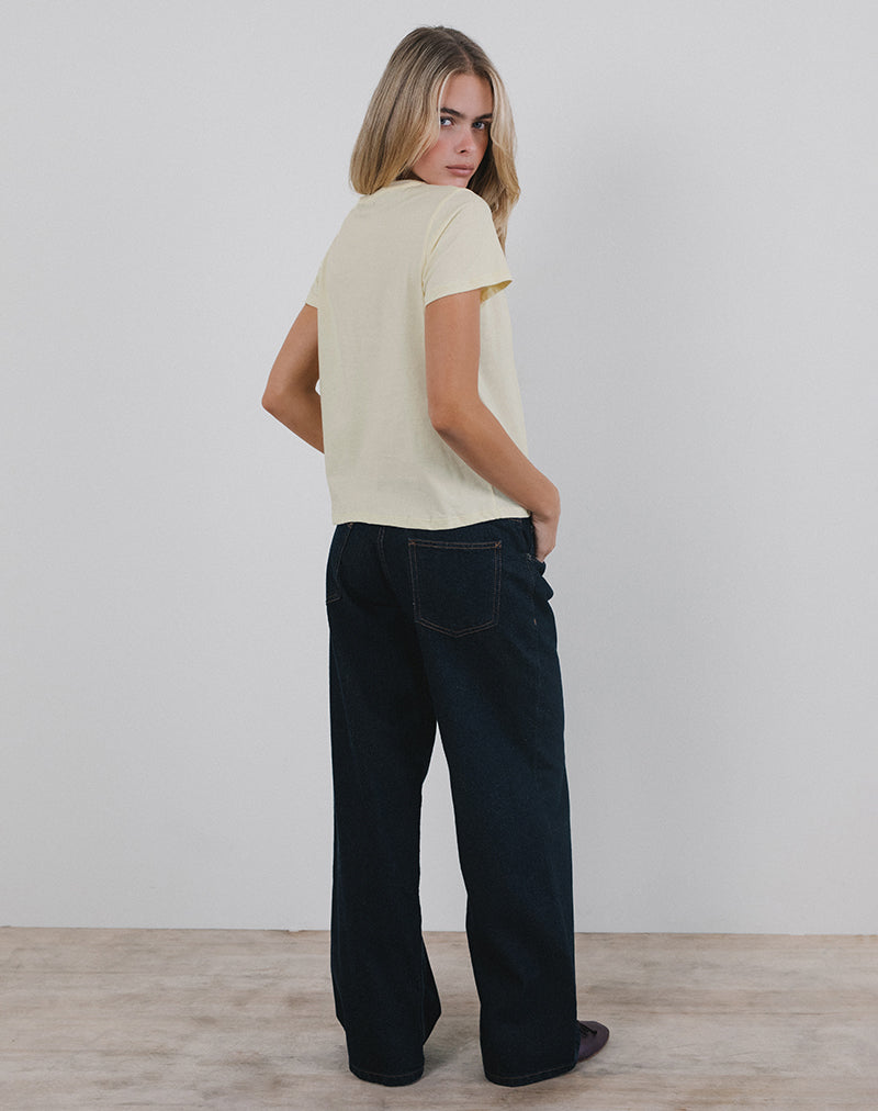 Bild von Saki Tee in Buttermilch mit Kirschweindruck