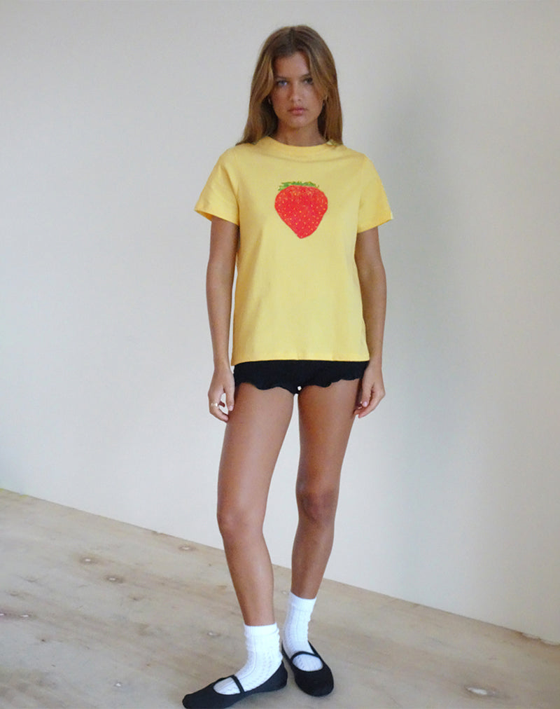 Bild von Saki Tee in Limonade Übergröße Erdbeere