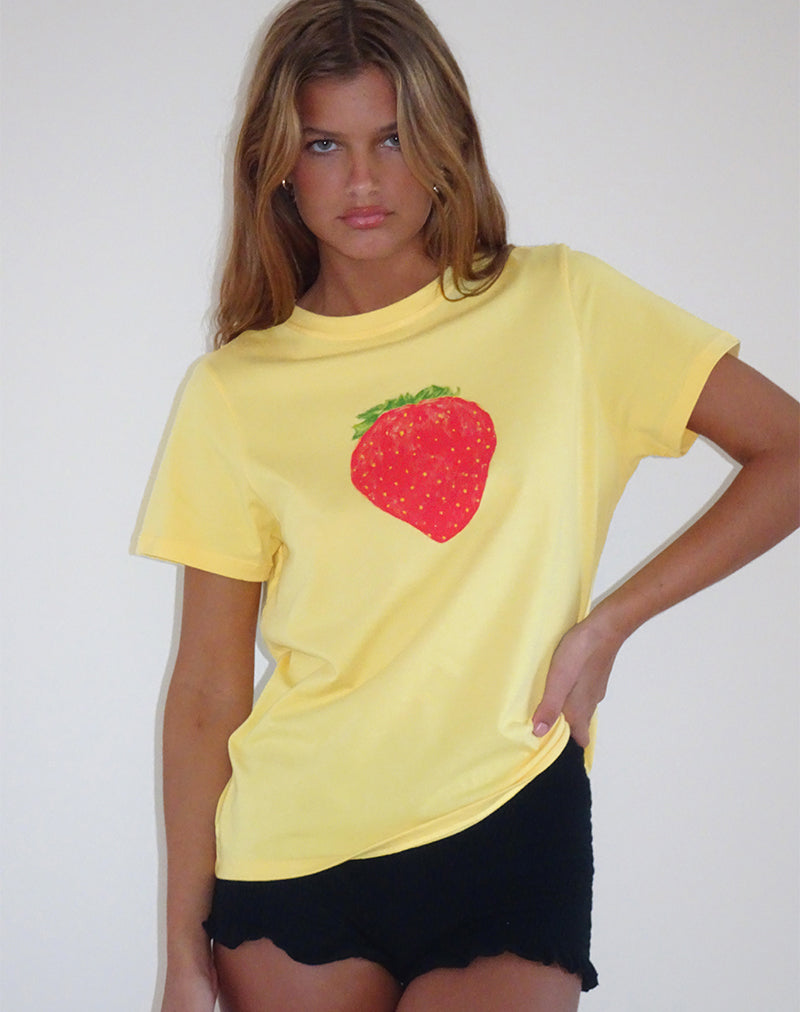 Bild von Saki Tee in Limonade Übergröße Erdbeere