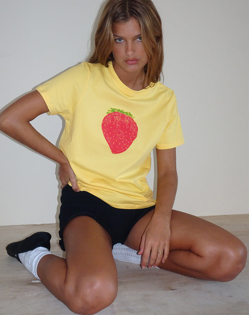 Bild von Saki Tee in Limonade Übergröße Erdbeere