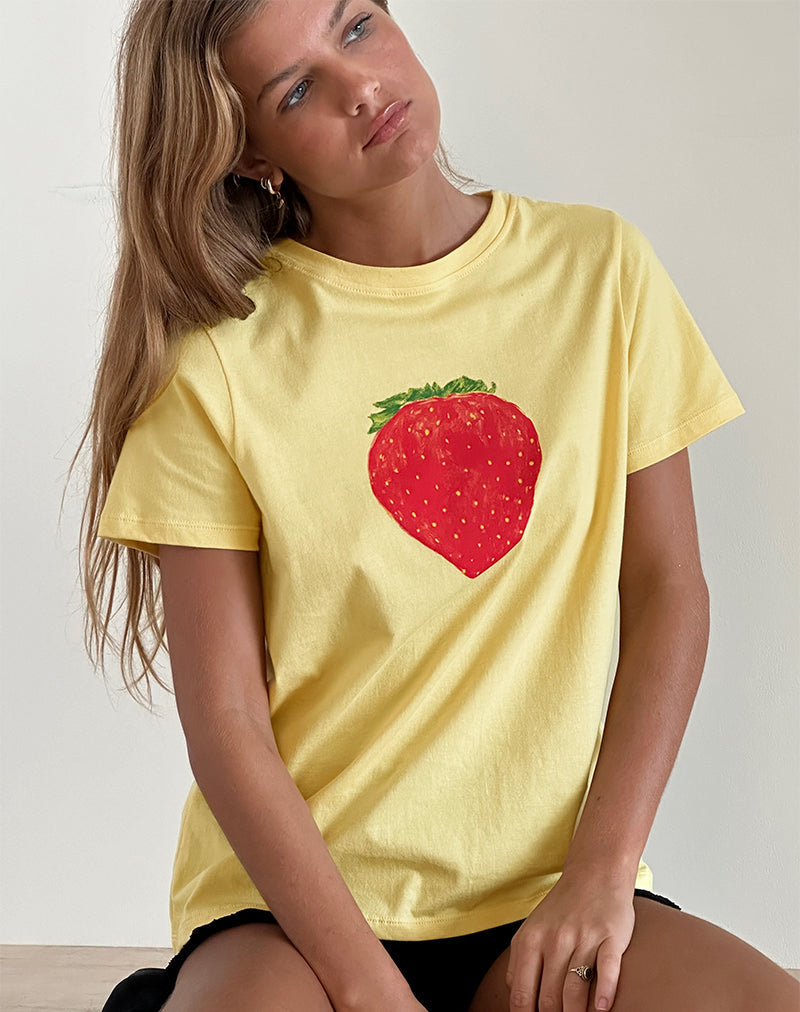 Bild von Saki Tee in Limonade Übergröße Erdbeere