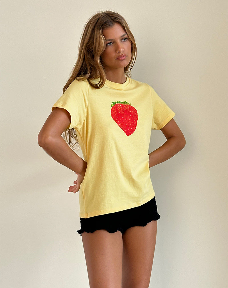 Bild von Saki Tee in Limonade Übergröße Erdbeere