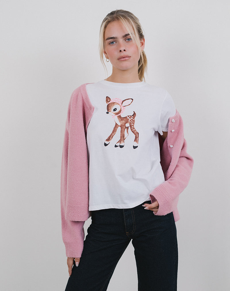 Bild von Saki Tee in Weißer Hirsch mit Halstuch