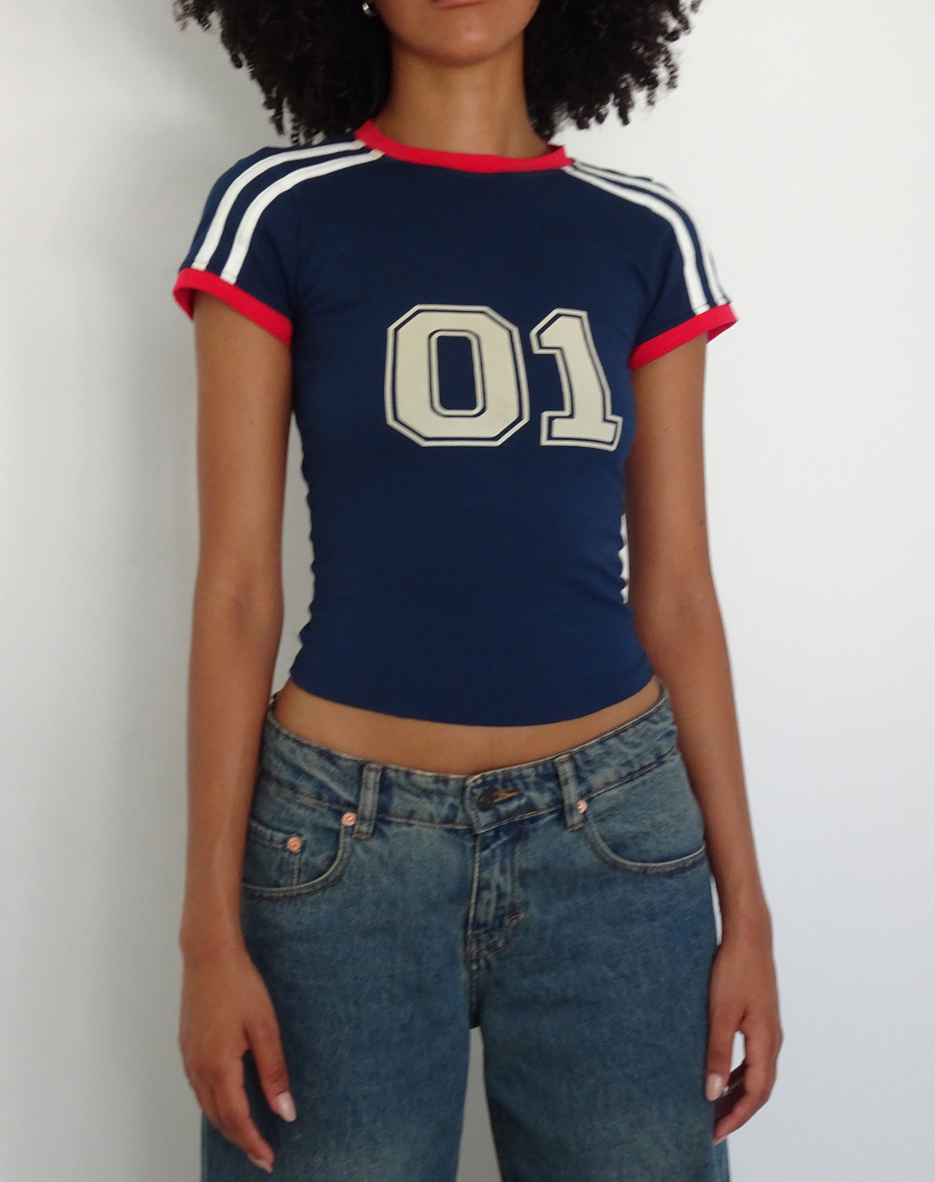 Bild von Salda Sports Fitted Tee in Marineblau