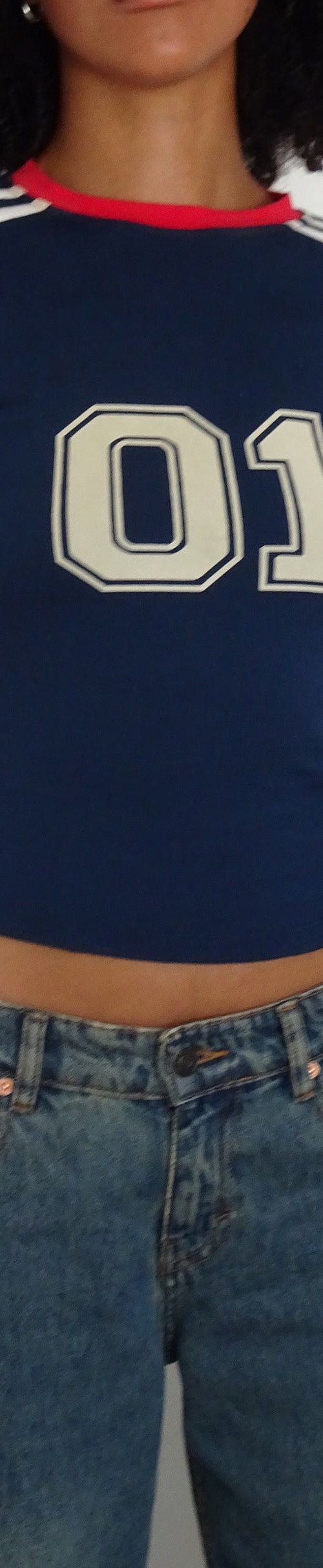 Bild von Salda Sports Fitted Tee in Marineblau