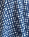 Marineblaue Tartan Popeline