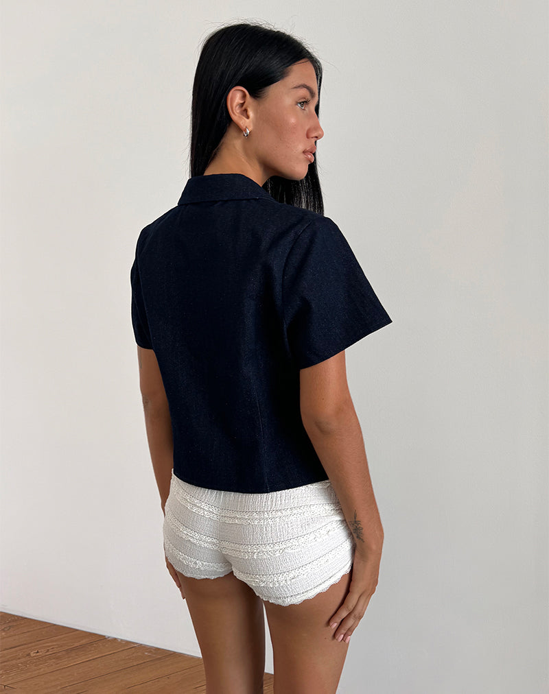 Image of Samas Hemd in Dunkel-Indigo