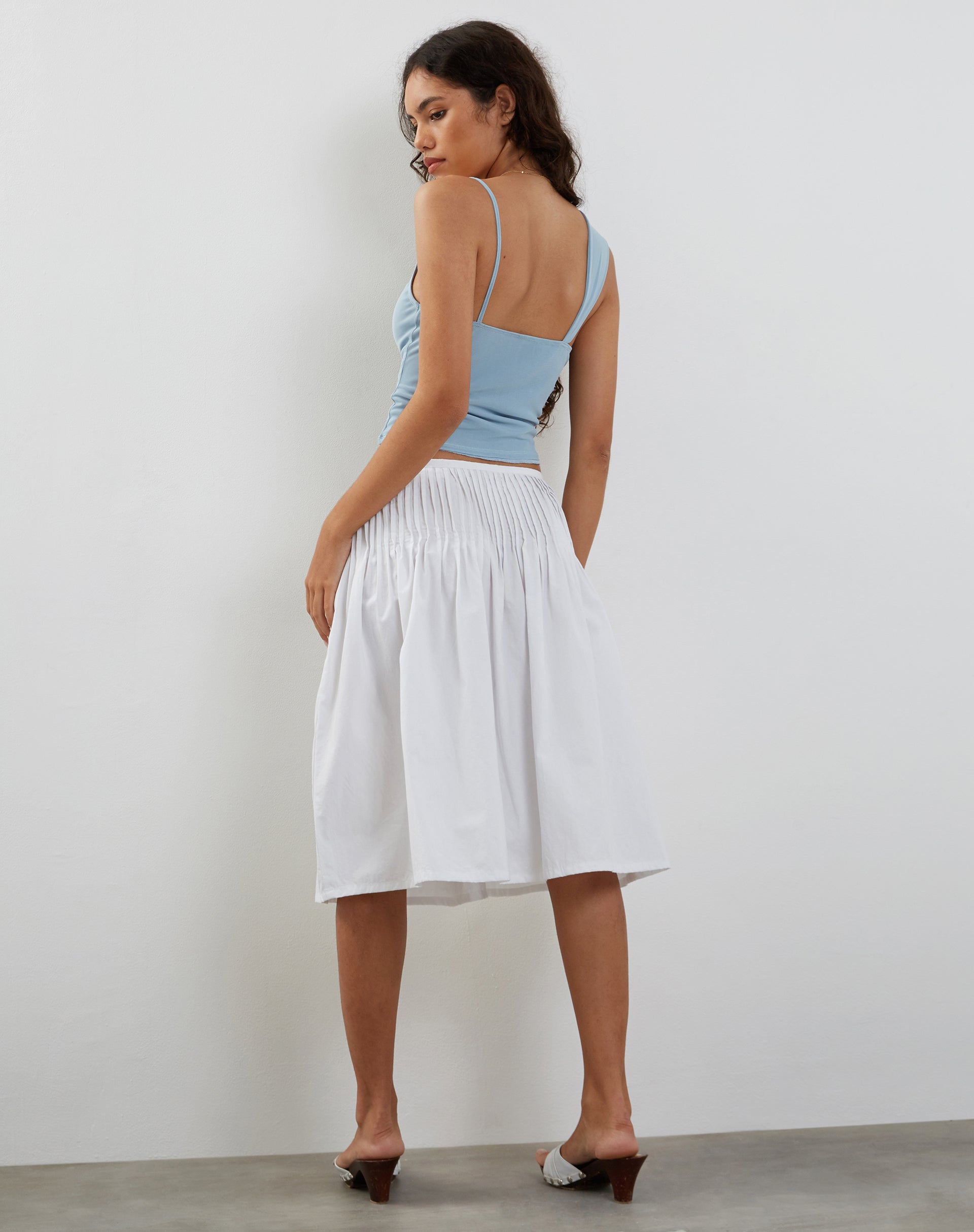 Bild von Sambu Mesh Vest Top in Pastellblau