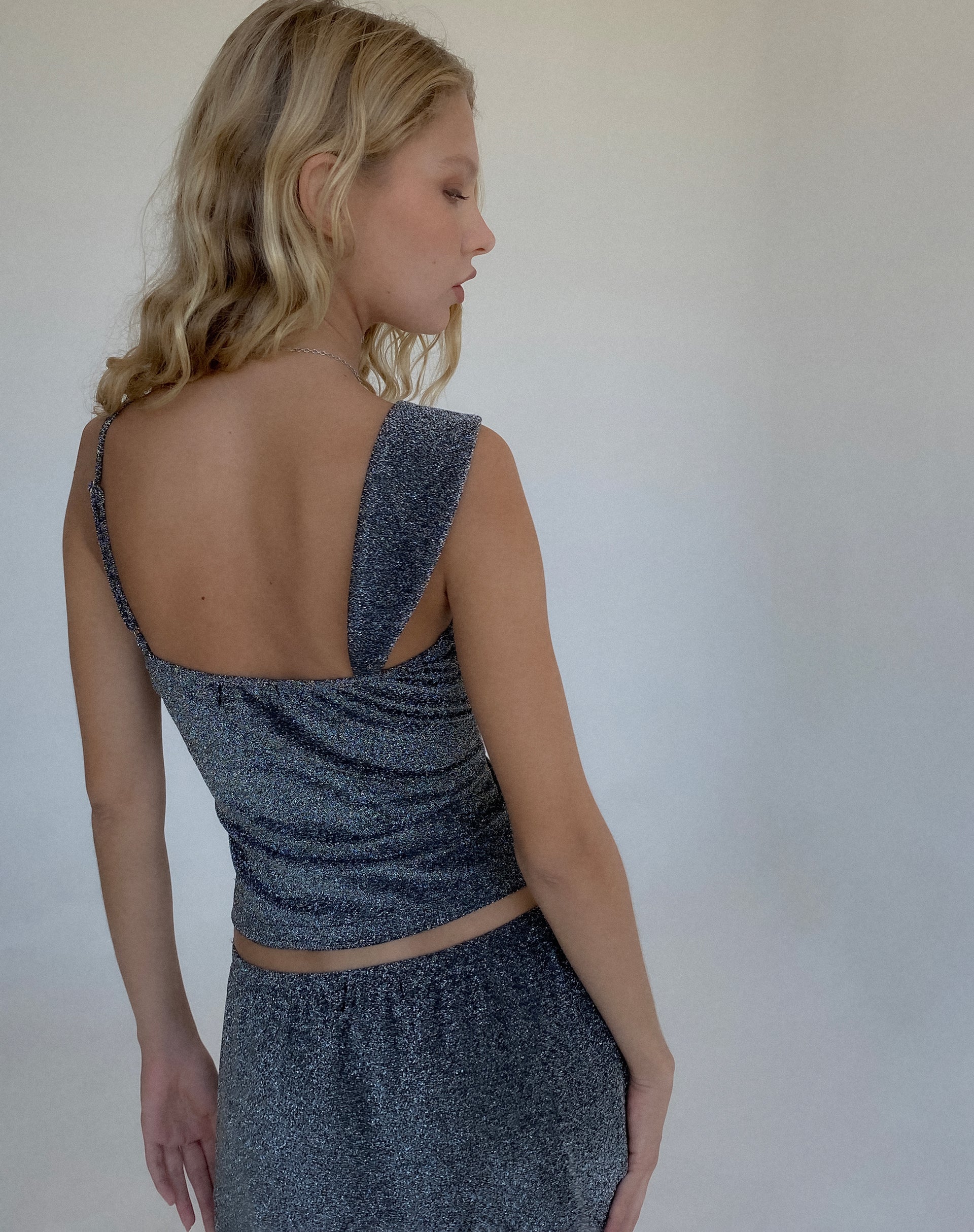 Bild von Sambu Cami Top in Schwarz Schimmer