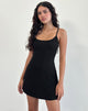 Image von Samiya Minikleid in Crinkle Schwarz