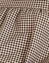 mini gingham braun