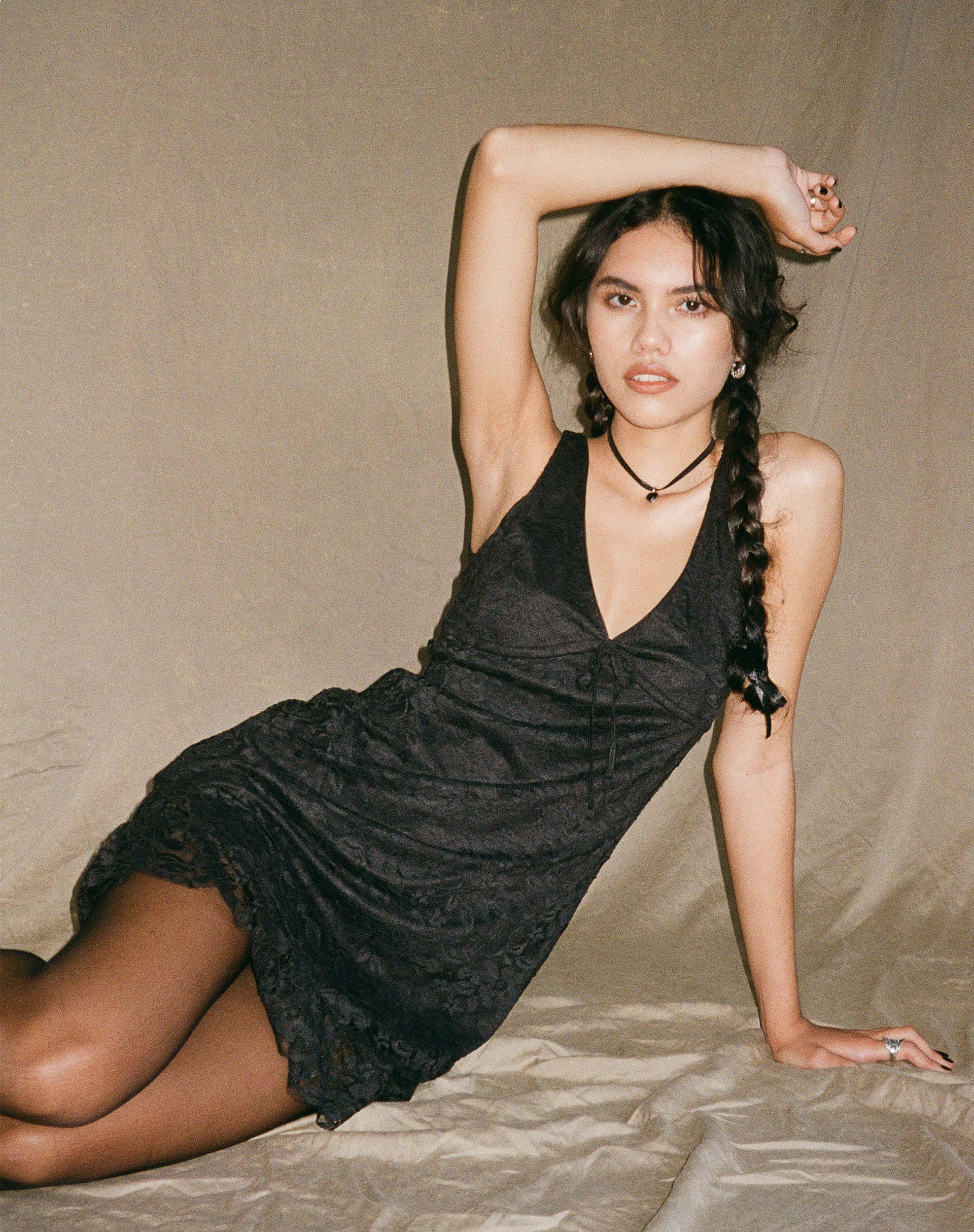 Bild von Sandila Mini Dress in Lace Black