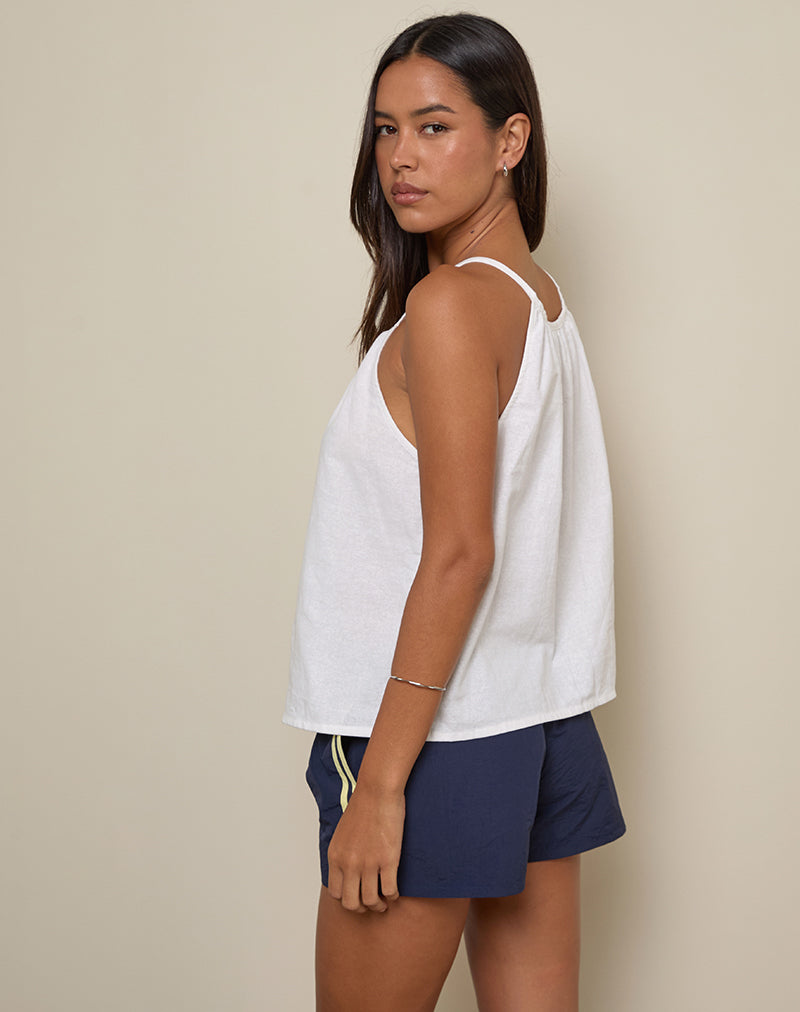 Bild von Sanja Scoop Button Top in Elfenbein