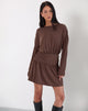Image of Sanuli Minikleid in Bitterschokolade