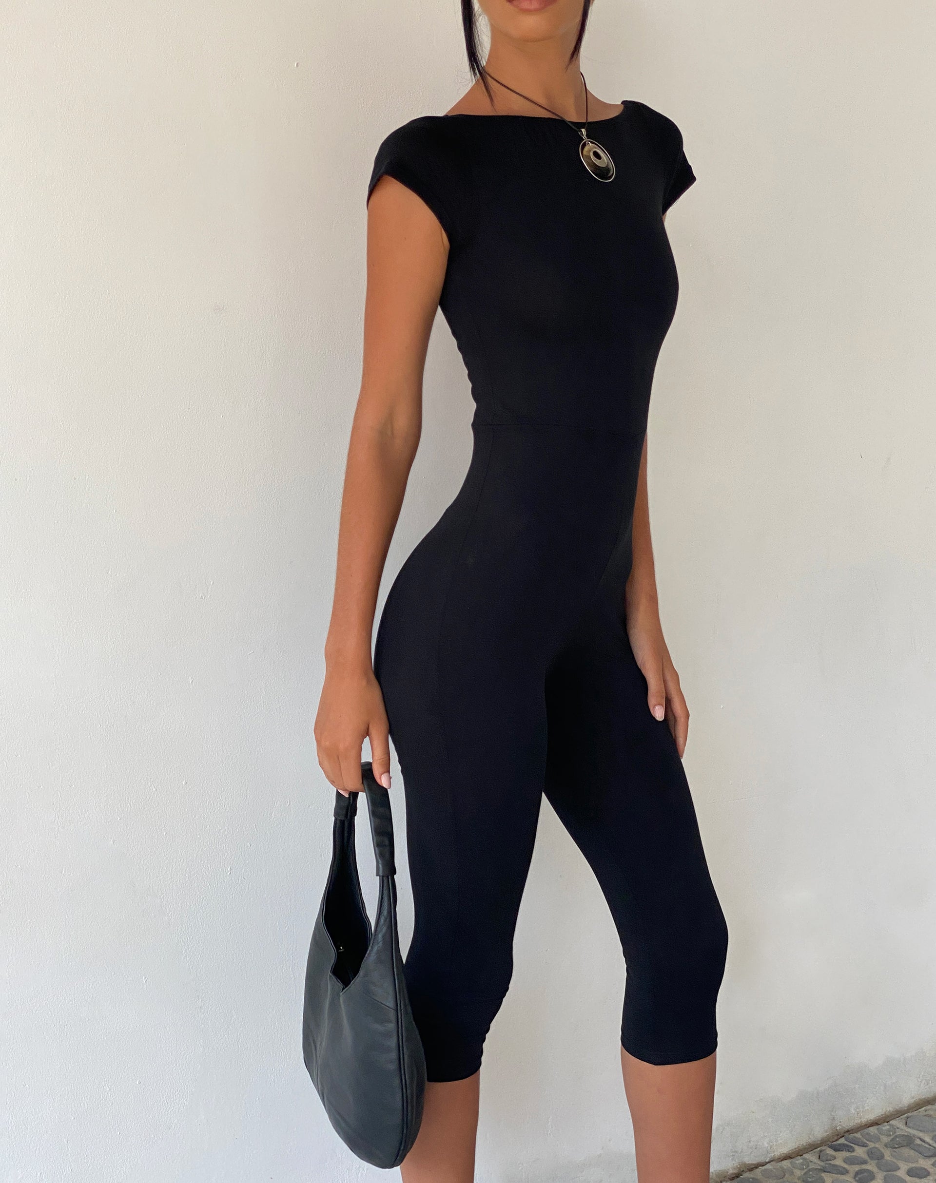 Bild von MOTEL X JACQUIE Saparia Capri Unitard in Schwarz