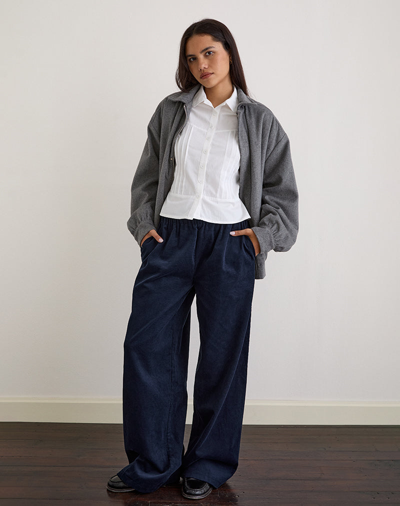 Image of Sasiya Bundhose aus Cord Navy