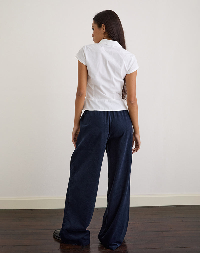 Image of Sasiya Bundhose aus Cord Navy