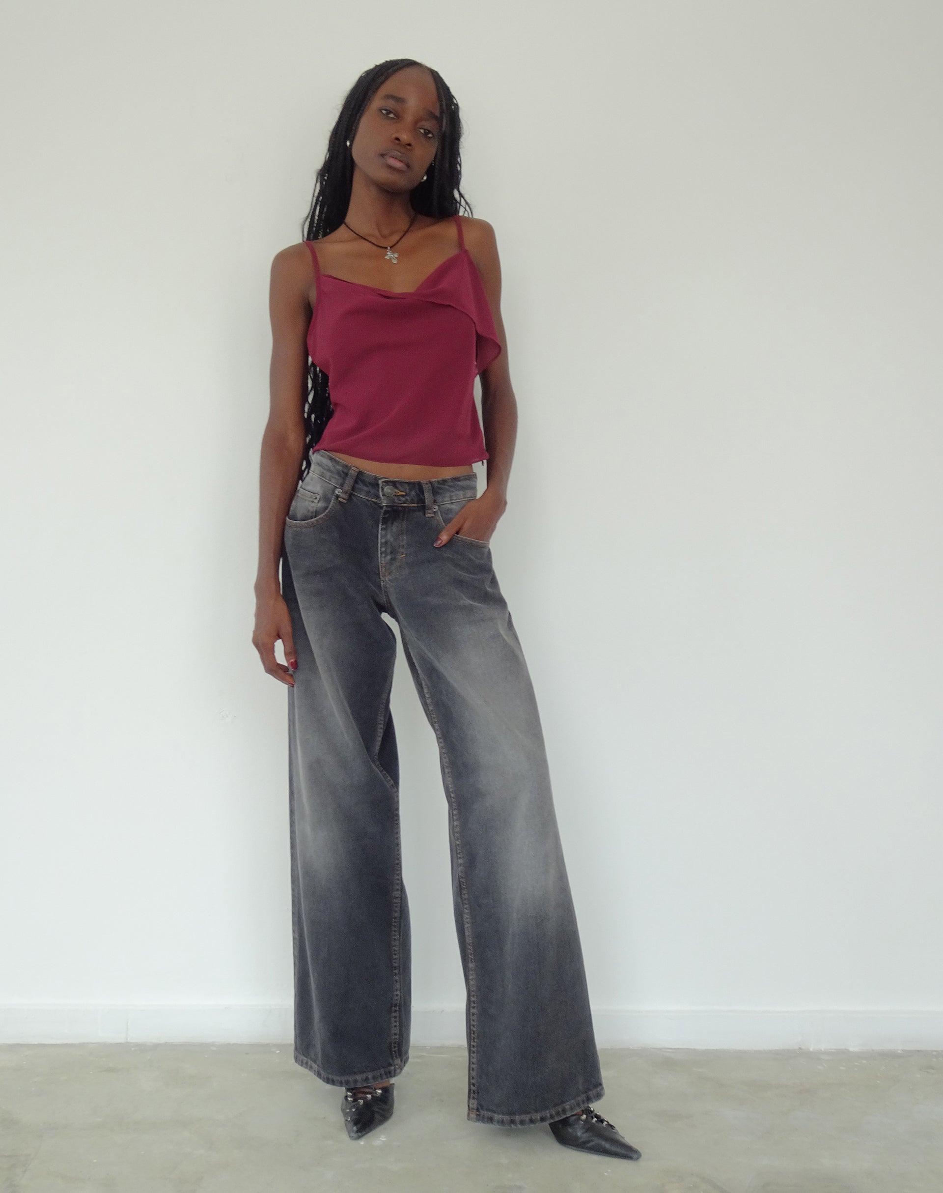 Bild von Satisha Top aus Chiffon Pflaume