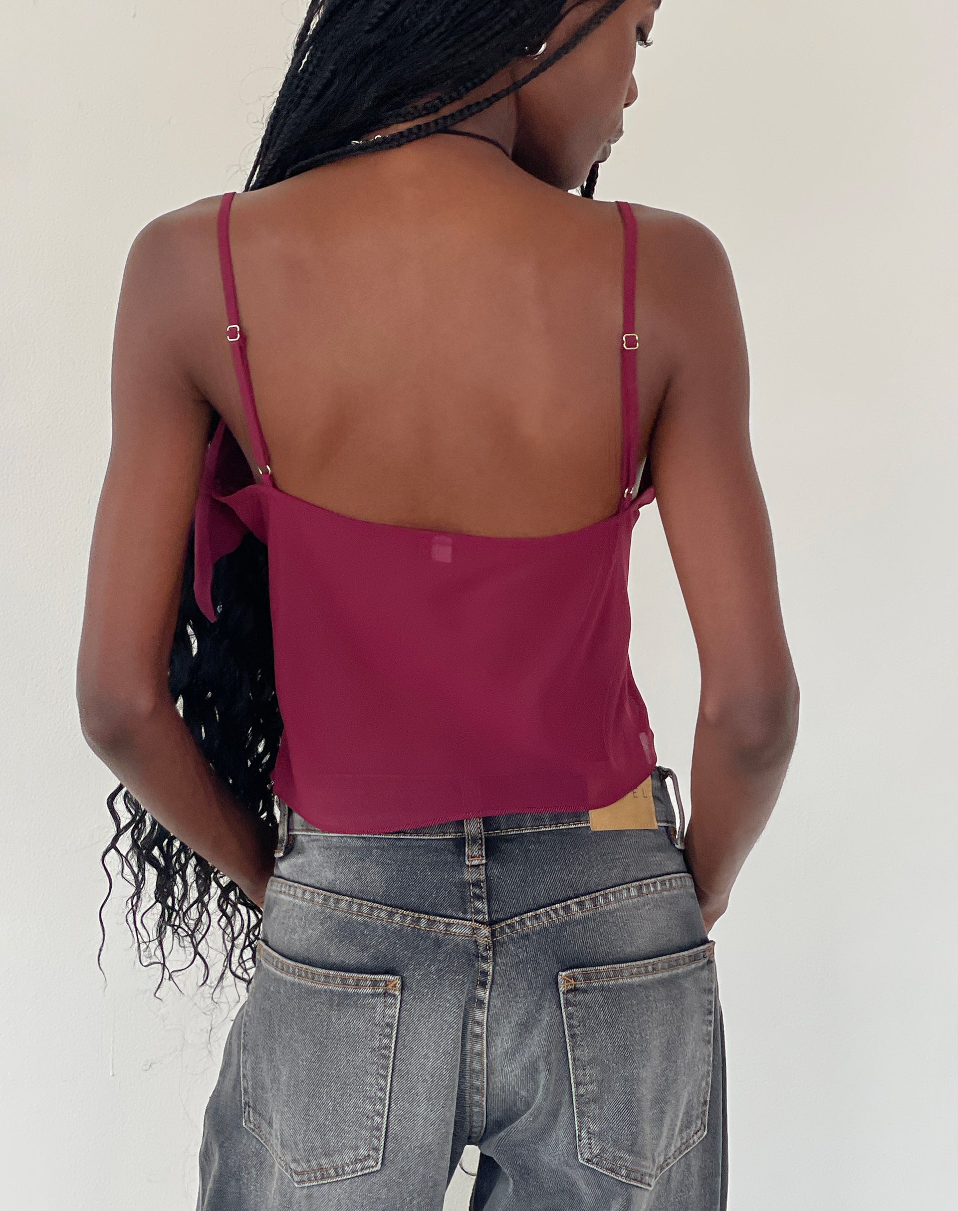 Bild von Satisha Top aus Chiffon Pflaume