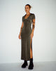 IMAGE OF Savita Maxikleid in Dunkel-Olive
