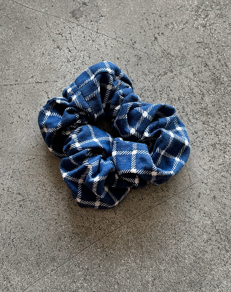 Bild von Scrunchie in Navy Tartan