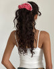 Bild von Scrunchie in Rot Gingham mit Spitze