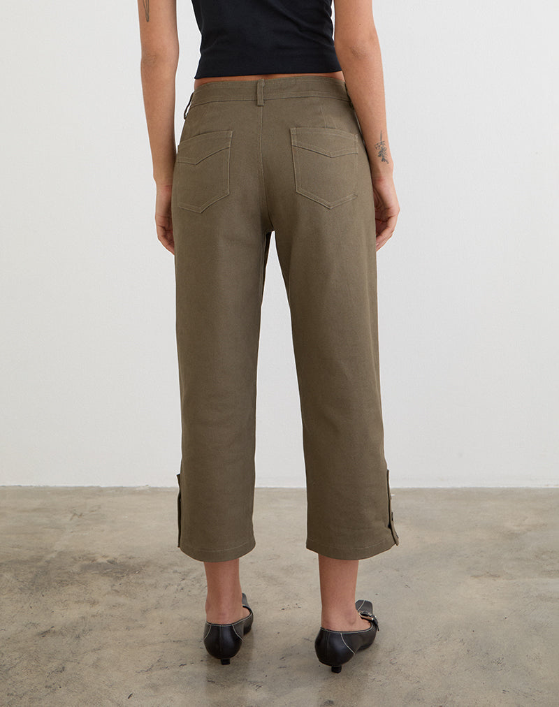 Bild der Selesa Capri-Hose in Twill Khaki
