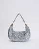 Bild von Pailletten Hobo Tasche in Silber
