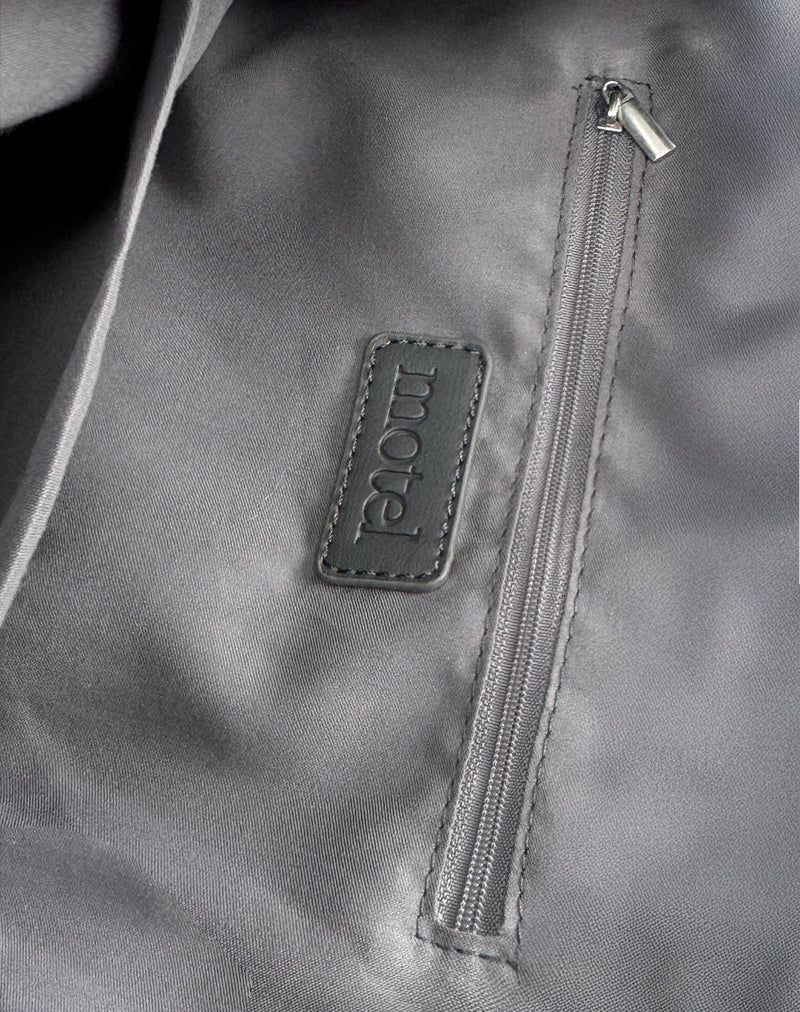 Bild von Pailletten Hobo Tasche in Silber