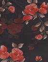 Schwarz Aquarell Rose
