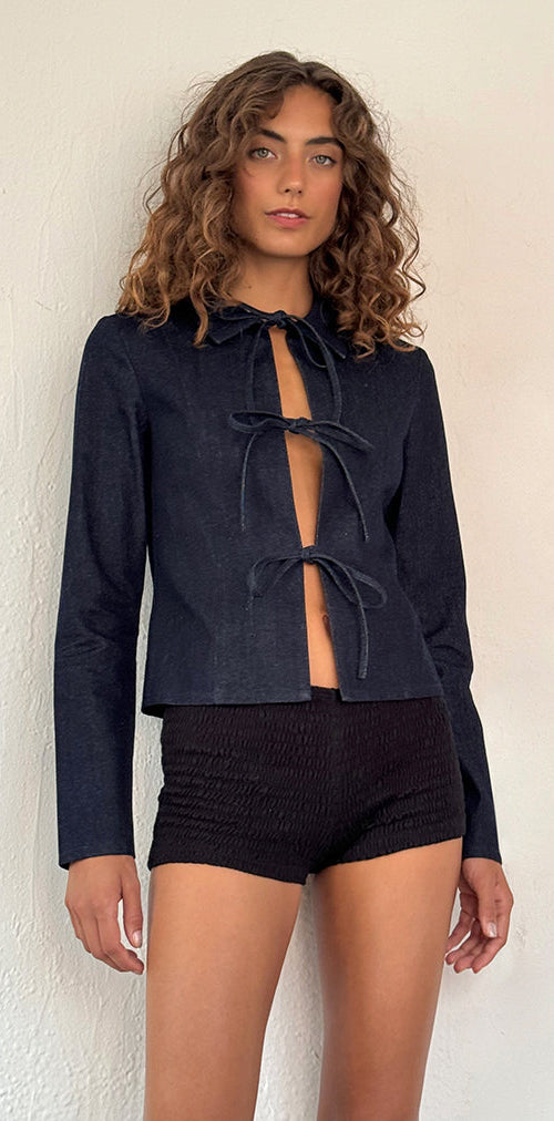 Bild von Sewulan Krawattenjacke in Dark Indigo
